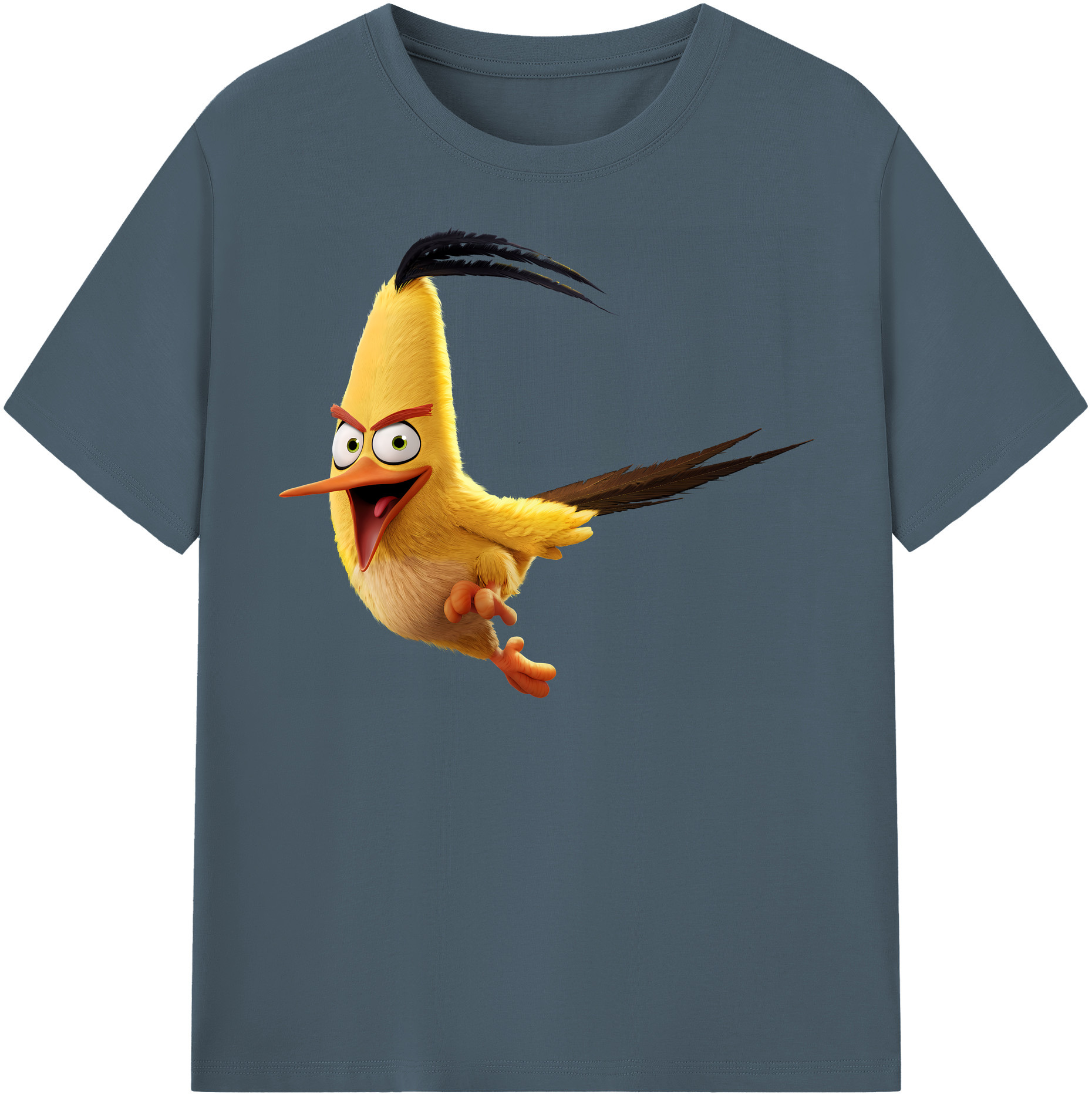 （画像用） Angry Birds アングリーバード 綿100％半袖Tシャツ（フロントプリント）
